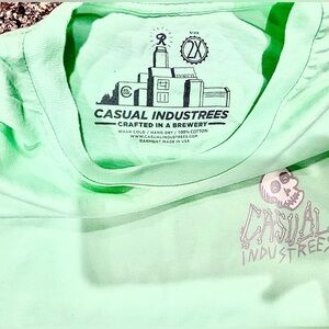 Casual Industrees Mint Green T Shirt. Mens (XXL)